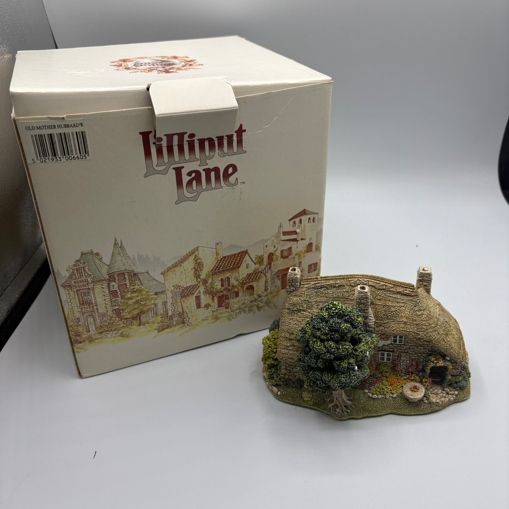 Lilliput Lane Old Mother Hubbard's 1993 English Collection South West Box